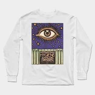 Vintage Hygiene Festival Poster 1911 Long Sleeve T-Shirt